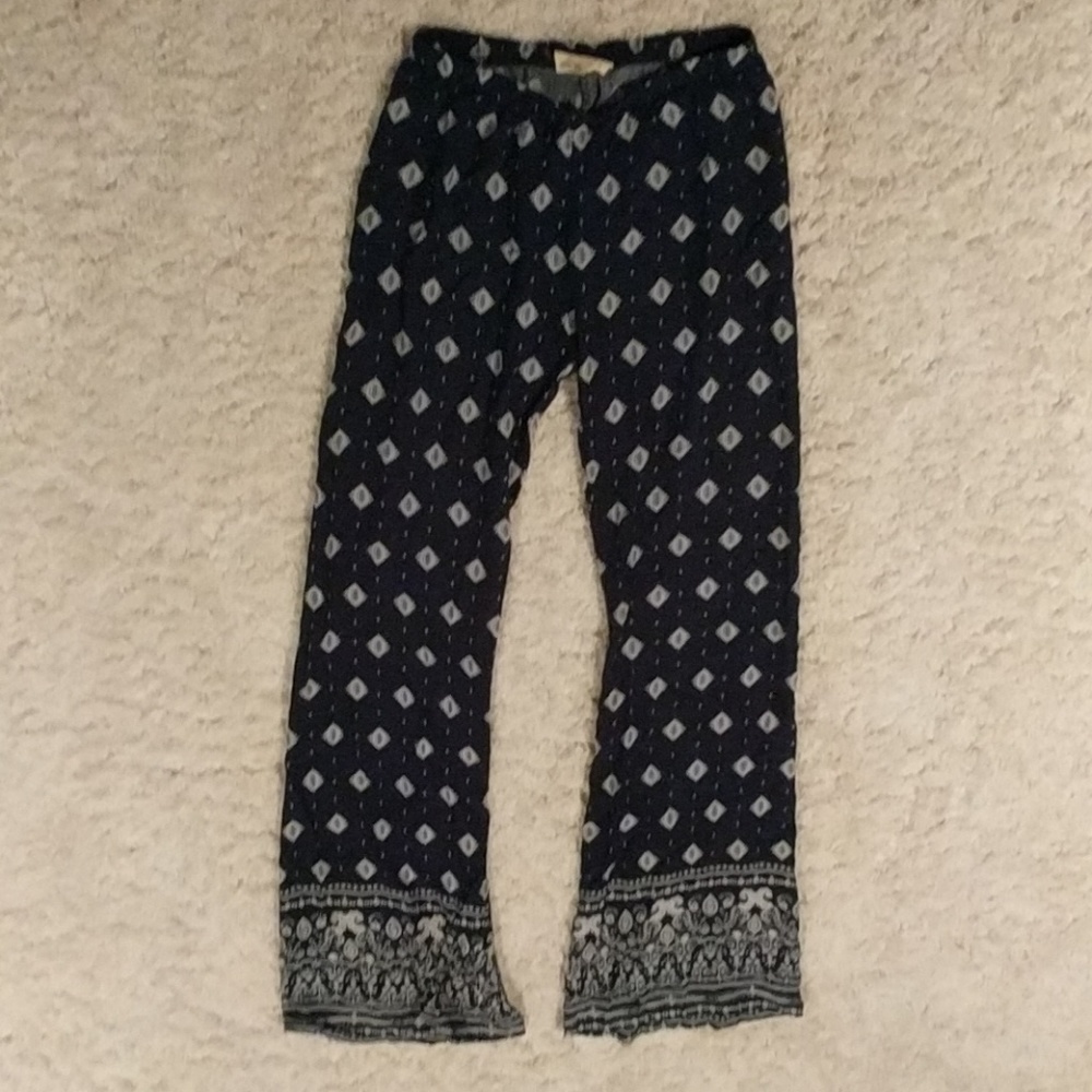 COPY - Navy flowy boho pants